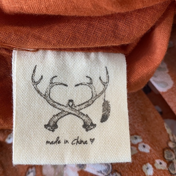 🎉HP🎉EUC🍁 Vintage Spell Gypsy Dancer Gown in Maple size medium - Picture 13 of 14